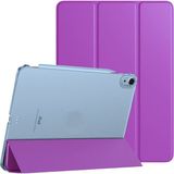 Fuchsia iPad Air 11 Inç 2024 6. Nesil M2 Çip Uyumlu Kalem Bölmeli Akıllı Smart Tablet Kılıfı - Mor