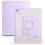 Fuchsia iPad Air 13 Inc 2024 ile Uyumlu 360 Derece Dönebilen Yatay Dikey Stand Özellikli Pino iPad Tablet Kılıf - Lila
