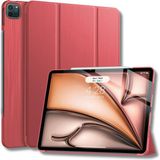 Fuchsia iPad Air 13 Inç M2 Çipli 2024 Uyumlu Akıllı Smart Cover Tablet Kılıfı A2898/A2899/A2900 - Kırmızı