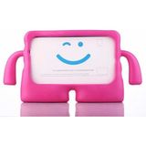 Fuchsia iPad Mini 2021 (6.Nesil) ile Uyumlu kOkO Eğlenceli Karakterli Standlı Çocuk Tablet Kılıfı - Koyu Pembe