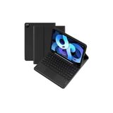 Fuchsia iPad Pro 12.9 2020 4. Nesil ile Uyumlu Touch Padli Bluetoothlu Klavyeli Standlı Tablet Kılıfı