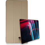 Fuchsia iPad Pro 12.9 Inç (2022) Uyumlu Fuchsia Intelligent Tablet Kılıfı - Altın