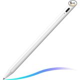 Fuchsia iPad Uyumlu Avuç İçi Reddetmeli Dokunmatik Özel Yazı Çizim Kalemi