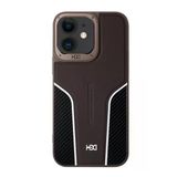 Fuchsia İphone 11 İle Uyumlu Hbc-264 Lambor Karbon Fiber Sport Titan Gri Kapak