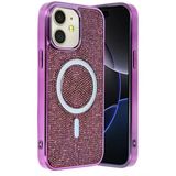 Fuchsia İphone 11 İle Uyumlu Helen Kablosuz Şarj Özellikli Derin Mor Kapak