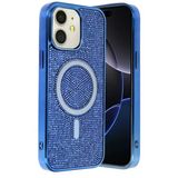 Fuchsia İphone 11 İle Uyumlu Helen Kablosuz Şarj Özellikli Lacivert Kapak