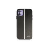 Fuchsia İphone 11 İle Uyumlu Kılıf Hbc-155 Lizbon Siyah Kapak