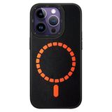 Fuchsia İphone 13 Pro İle Uyumlu Kılıf Hbc-156 Forum Magneticsafe Siyah Kapak