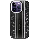Fuchsia İphone 14 Pro İle Uyumlu Hbc-188 Astra Siyah Kılıf