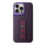 Fuchsia İphone 14 Pro İle Uyumlu Hbc-248 Lima Derin Mor Standlı Kapak
