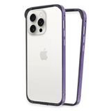Fuchsia İphone 14 Pro İle Uyumlu Land Bumper Derin Mor Koruma Kapak