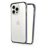 Fuchsia İphone 14 Pro İle Uyumlu Land Bumper Lacivert Koruma Kapak