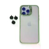Fuchsia iPhone 14 Pro Kılıf Roblox Lens Standlı Kapak - Yeşil