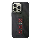 Fuchsia İphone 14 Pro Max İle Uyumlu Hbc-248 Lima Siyah Standlı Kapak