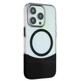Fuchsia İphone 14 Pro Max İle Uyumlu Pc Suit Siyah Kablosuz Şarj Özellikli Kapak