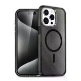 Fuchsia İphone 14 Pro Max İle Uyumlu Star Siyah Kablosuz Şarj Özellikli Kapak