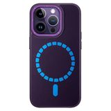 Fuchsia iPhone 14 Pro Max Kılıf HBC-156 Forum Magneticsafe Kapak - Derin Mor