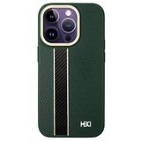 Fuchsia iPhone 14 Pro Max Kılıf HBC-163 Times Kapak - Koyu Yeşil