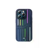 Fuchsia İphone 14 Pro Max Uyumlu Hbc-221 Roma Lacivert Kılıf