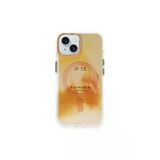 Fuchsia İphone 15 İle Uyumlu Phantom Gold Kablosuz Şarj Özellikli Kapak