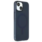 Fuchsia İphone 15 İle Uyumlu Plus Tuna Lacivert Pc Slim Kablosuz Şarj Özellikli Kapak
