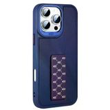Fuchsia İphone 15 Pro İle Uyumlu Hbc-265 Madrid Lacivert Kablosuz Şarj Özellikli Standlı Kapak
