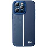 Fuchsia İphone 15 Pro İle Uyumlu Kılıf Hbc-155 Lizbon Lacivert Kapak