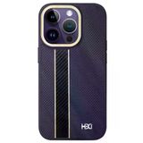 Fuchsia İphone 15 Pro İle Uyumlu Kılıf Hbc-163 Times Derin Mor Kapak