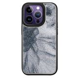 Fuchsia İphone 15 Pro Max İle Uyumlu Hbc-201 Salvador Siyah Simli Kapak