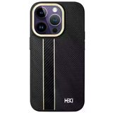 Fuchsia iPhone 15 Pro Max Kılıf HBC-163 Times Kapak - Siyah