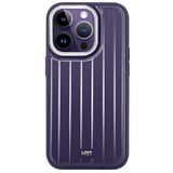 Fuchsia iPhone 15 Pro Max Kılıf HBC-190 Kolaj Kapak - Derin Mor