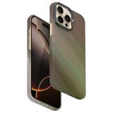 Fuchsia İphone 15 Pro Max Uyumlu Blaze 1000D Kevlar Gold Kablosuz Şarj Özellikli Kılıf