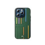 Fuchsia İphone 15 Pro Max Uyumlu Hbc-221 Roma Koyu Yeşil Kılıf