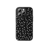 Fuchsia İphone 15 Pro Max Uyumlu Hbc-222 Bern Siyah Kılıf
