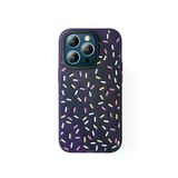 Fuchsia İphone 15 Pro Uyumlu Hbc-222 Bern Derin Mor Kılıf