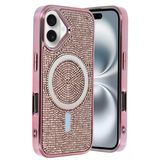 Fuchsia İphone 16 İle Uyumlu Helen Pembe Kablosuz Şarj Özellikli Kapak