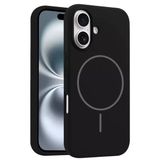 Fuchsia İphone 16 Plus Uyumlu Jully Siyah Kablosuz Şarj Özellikli Kılıf
