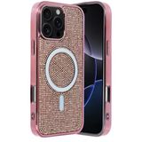 Fuchsia İphone 16 Pro İle Uyumlu Helen Pembe Kablosuz Şarj Özellikli Kapak