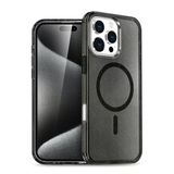 Fuchsia İphone 16 Pro İle Uyumlu Star Siyah Kablosuz Şarj Özellikli Kapak