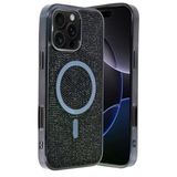 Fuchsia İphone 16 Pro Max İle Uyumlu Helen Siyah Kablosuz Şarj Özellikli Kapak