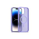 Fuchsia İphone 16 Pro Max İle Uyumlu Jota Lila Kablosuz Şarj Özellikli Kapak