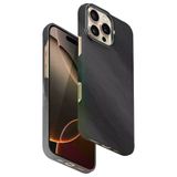Fuchsia İphone 16 Pro Max Uyumlu Blaze 1000D Kevlar Siyah Kablosuz Şarj Özellikli Kılıf