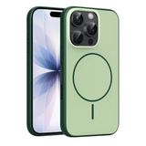 Fuchsia İphone 16 Pro Max Uyumlu Neva Koyu Yeşil Kablosuz Şarj Özellikli Kapak