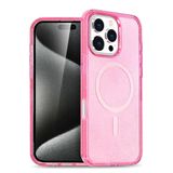 Fuchsia İphone 16 Pro Max Uyumlu Star Pembe Kablosuz Şarj Özellikli Kapak