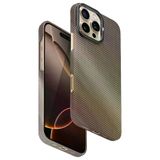 Fuchsia İphone 16 Pro Uyumlu Blaze 1000D Kevlar Gold Kablosuz Şarj Özellikli Kılıf