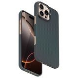 Fuchsia İphone 16 Pro Uyumlu Blaze 1000D Kevlar Mavi Kablosuz Şarj Özellikli Kılıf