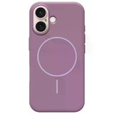 Fuchsia İphone 16 Uyumlu Hbc-300 Beat Mor Kablosuz Şarj Özellikli Kılıf