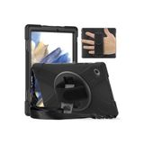 Fuchsia Lenovo M10 Plus 10.6" 125FU/128FU Uyumlu Defender Askılı 360° Dönebilir Standlı Zırh Tablet Koruyucu Kılıfı