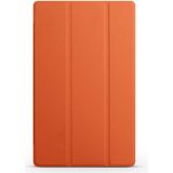 Fuchsia Lenovo M10 TB-X306F Uyumlu Fuchsia Smart Cover Standlı 1-1 Kılıf Flip Smart Akıllı Tablet Kılıfı - Turuncu