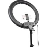 Fuchsia Newface Rl-21 Selfie Işığı Tripodlu Kumandalı, Çantalı, 3 Telefon Tutuculu, Hassas Ayarlı Ring Light - Siyah